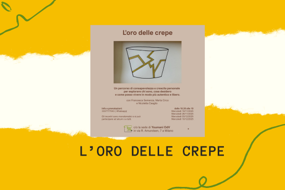 NUOVO LABORATORIO DI TEATRO BENESSERE "KINTSUGI, L'ORO DELLE CREPE".